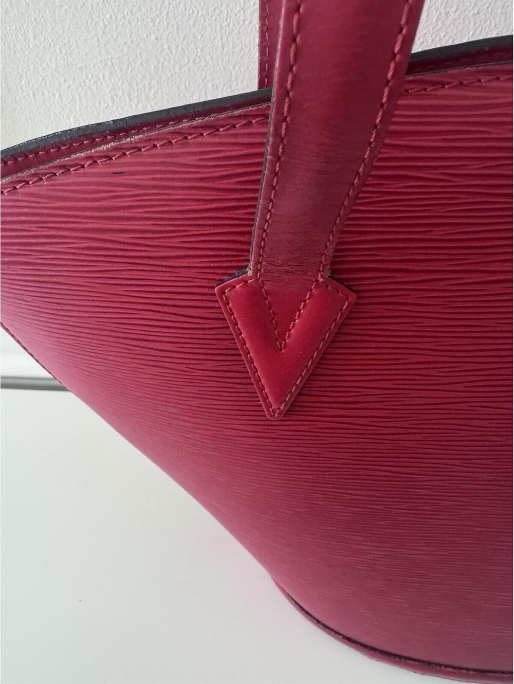 Louis Vuitton Saint Jacques Shoulder Bag Castilian Red Epi Leather - Picture 8 of 9